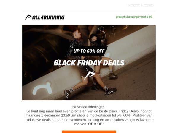 De laatste uren met kortingen tot wel 60% ⏰