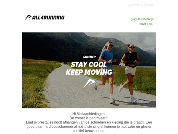 Alles voor de zomer. Tot 50% korting op adidas producten