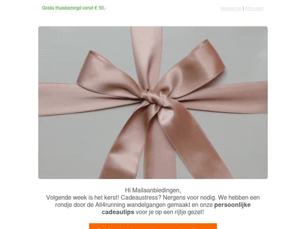 Dit zouden wij zelf cadeau geven: tips van de mensen van All4running 🎁