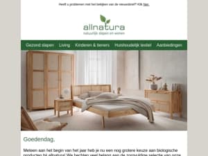Ontdek alle nieuwe producten bij allnatura!