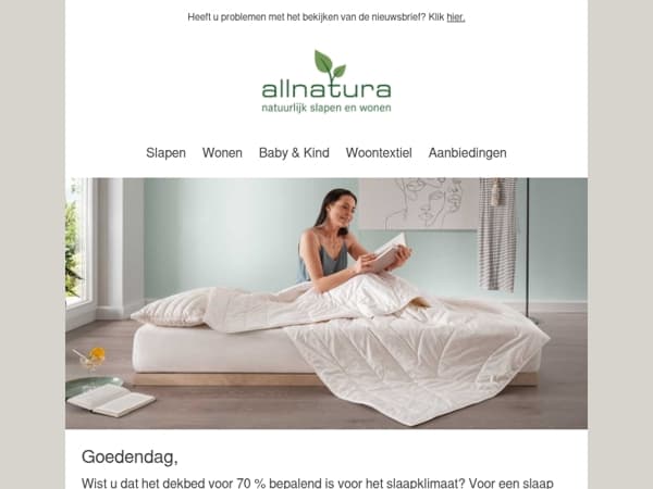 In 7 stappen naar het juiste dekbed!