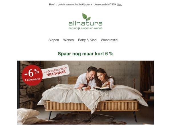 Deze korting mag u niet missen!⏰