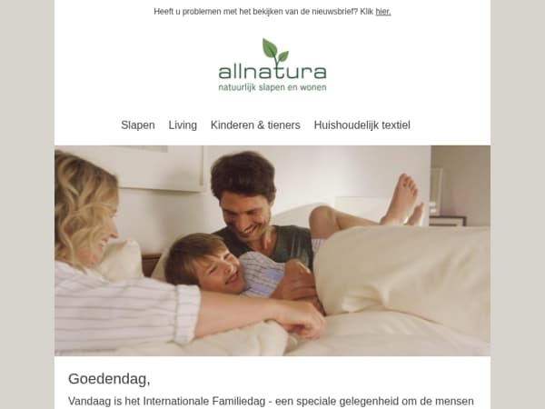 Samen thuis - we vieren familiedag!