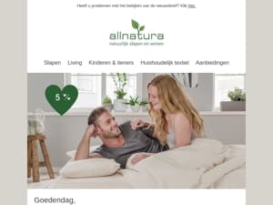 Vergeet je 5% bon niet!