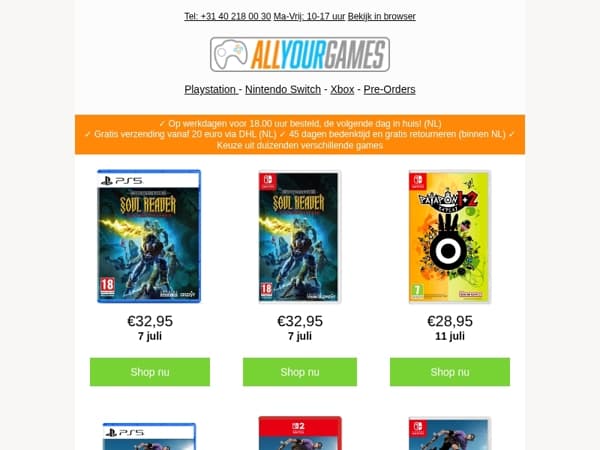 Een maand vol gaming releases!