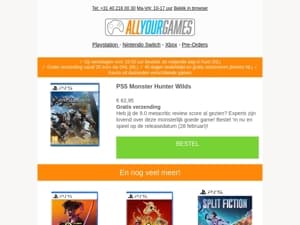 Deze week: Monster Hunter Wilds!