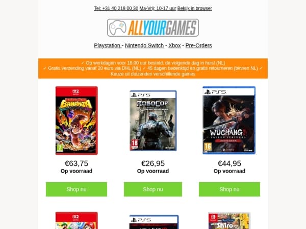 De laatste gaming aankondigingen & releases!