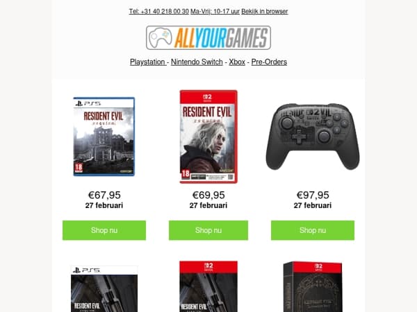 Deze week: Resident Evil Requiem!