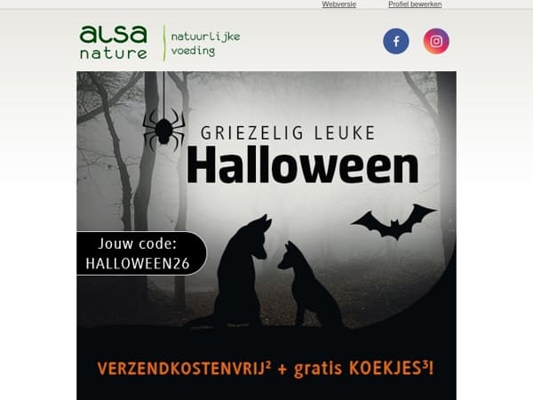 🎃 Verzendkostenvrij & GRATIS hondenkoekjes!*