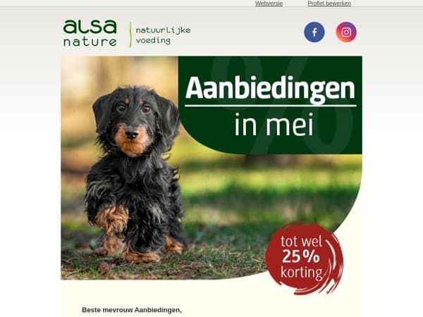 🐕 Tot 25% korting op heel veel producten!