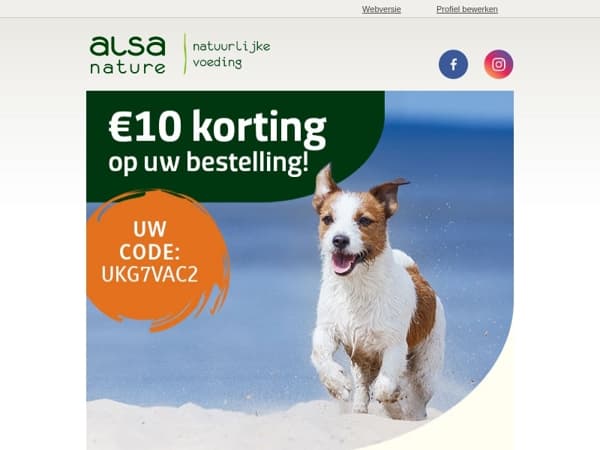 ☀️ Nu €10 zomerkorting ontvangen!