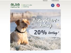 🎉 Nu 20% nieuwjaarskorting bij alsa-nature!