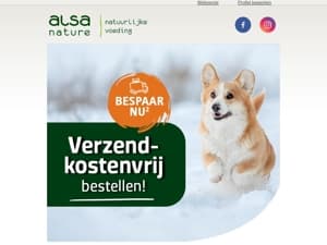 😃 Verzendkostenvrij weekend bij alsa-nature!