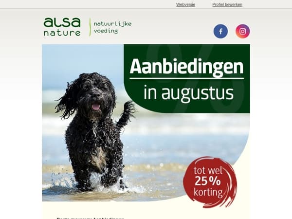 ✨ Tot 25% korting op heel veel producten!