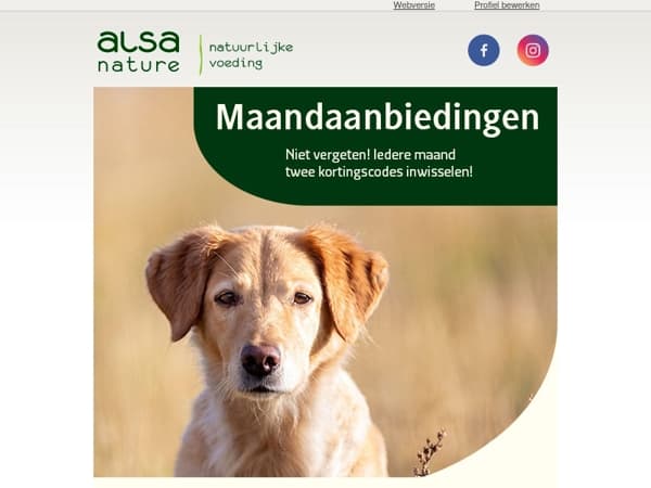 Hier zijn alvast je kortingscodes voor oktober, november en december.
