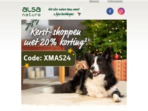 Nu 20% kerst-korting! 🎄
