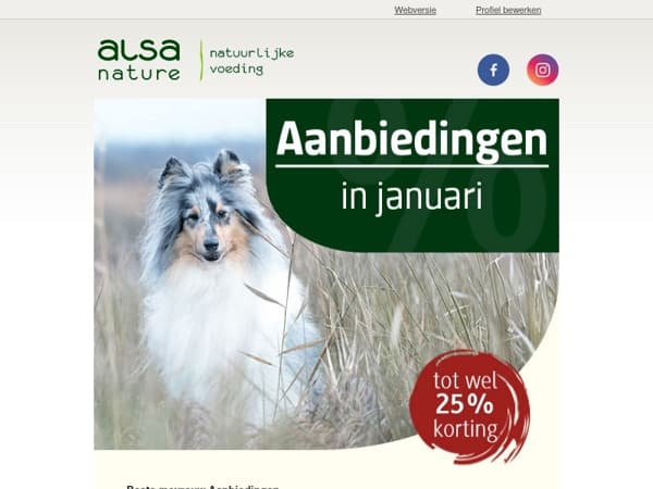 🐕 Tot 25% korting op heel veel producten!
