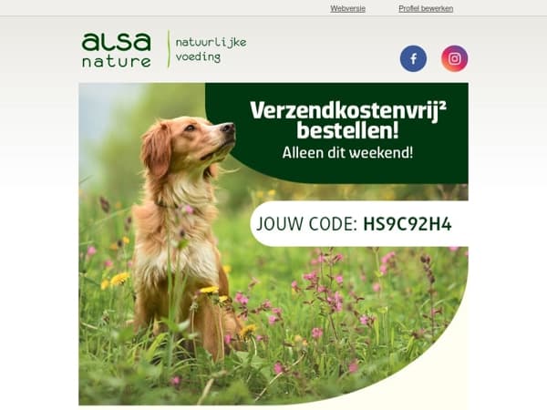 🥳 Het hele weekend verzendkostenvrij bestellen!