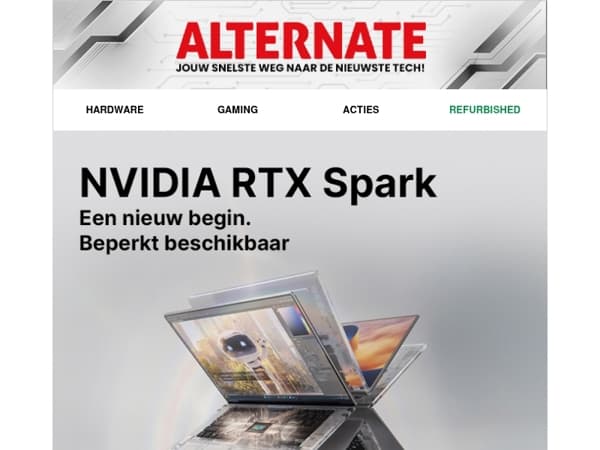 Laptops aangedreven door NVIDIA RTX Spark :  Pre-order nu!