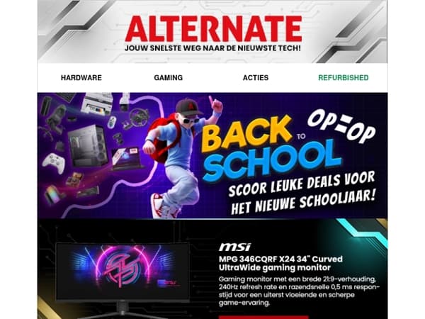 Alternate weekaanbiedingen