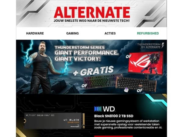 Alternate weekaanbiedingen