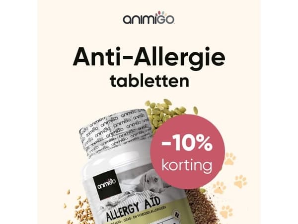 🐶 Nu 10% korting op Anti-Allergie tabletten