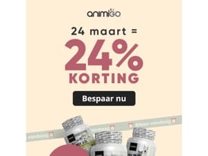 24 maart = 24% korting op alles 🐶