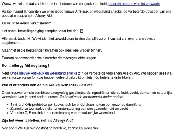 Nou, dit hadden we niet verwacht