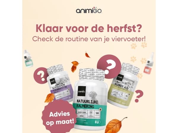 🍂 Is jouw huisdier klaar voor de herfst?