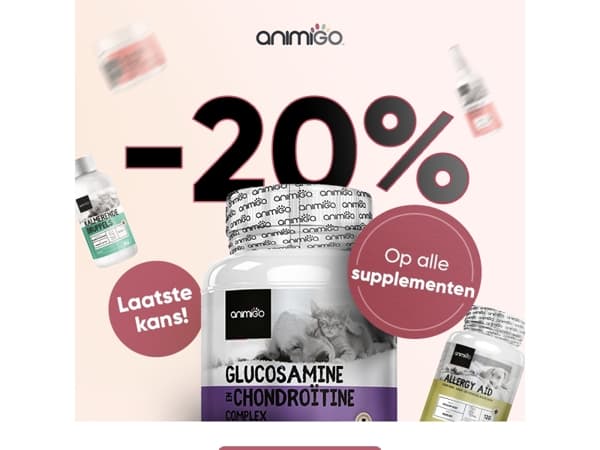 🐾 Laatste kans om je deal te scoren