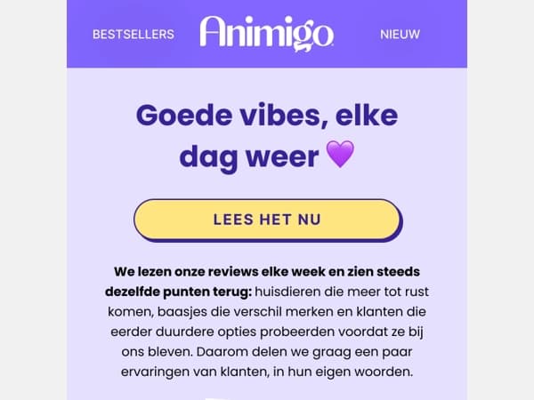 Wat onze klanten zeggen