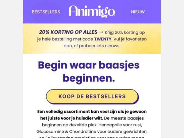 De drie die de meeste baasjes kiezen