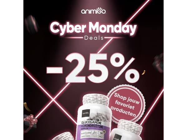 Pootjes omhoog voor Cyber Monday 🐕