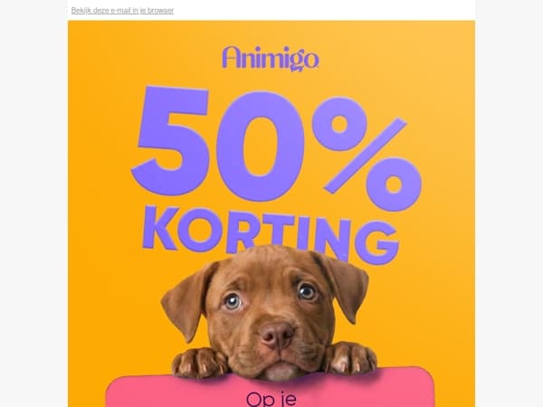 Extra korting voor je viervoeter 🐕