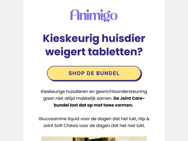 Kieskeurig huisdier weigert tabletten?