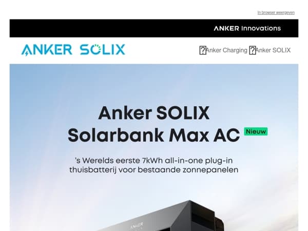Nieuw: Anker SOLIX Solarbank Max AC