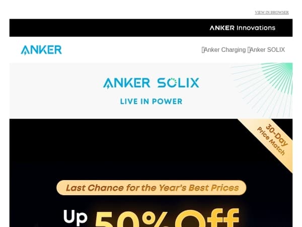 ⏳ Cyber Monday Ending in 24 Hours—Up to 50% Off