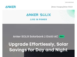 New Product Launch 🚀 Anker SOLIX Solarbank 2 AC