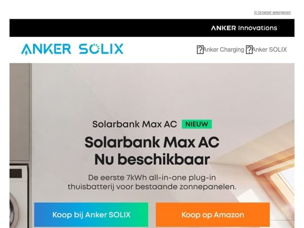 Solarbank Max AC is nu beschikbaar