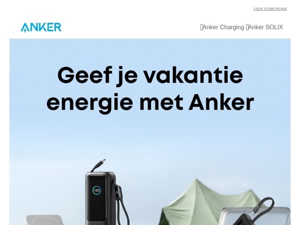 ⚡️Laatste kans! Besteed je vakantiegeld slim met Anker