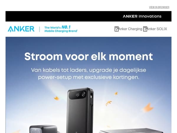 Goedkoper opladen ⚡ Ontdek de aanbiedingen van de Anker Seasonal Sale Week