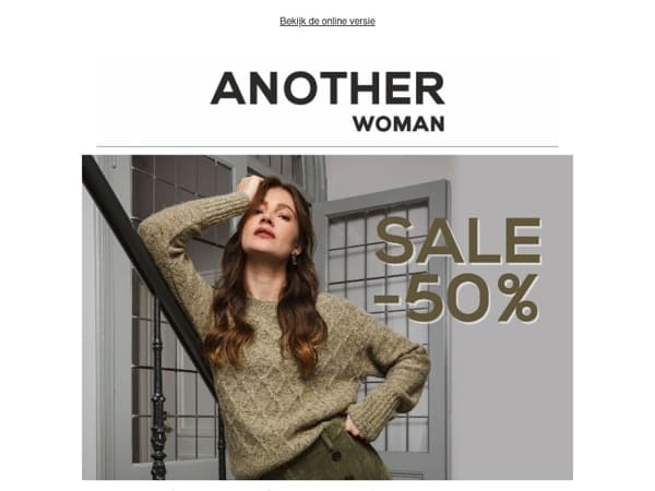 Shop nu jouw favoriete artikelen met -50% korting!