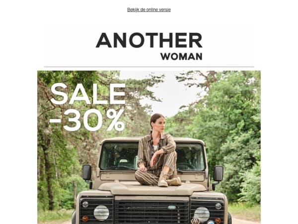 Shop nu Sale met 30% korting!