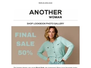 FINAL SALE Anotherwoman!