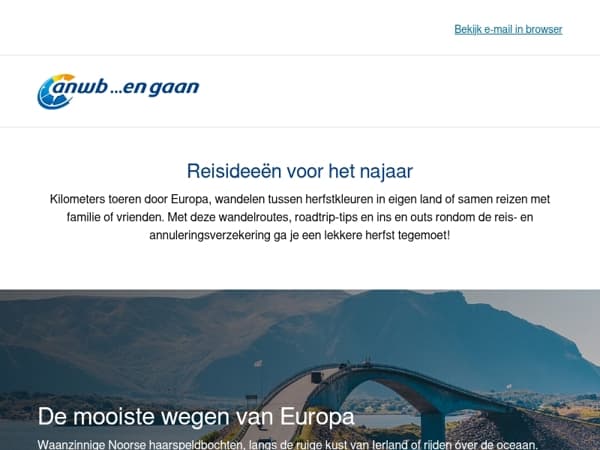 Ontdek de mooiste autoroutes van Europa