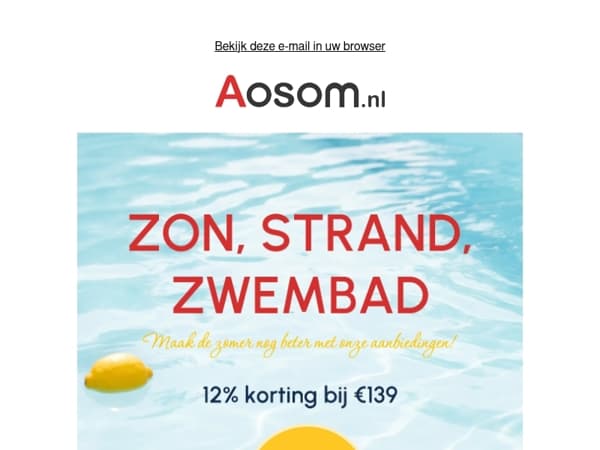 Summer Sale voor tuin, strand & terras 🏖️