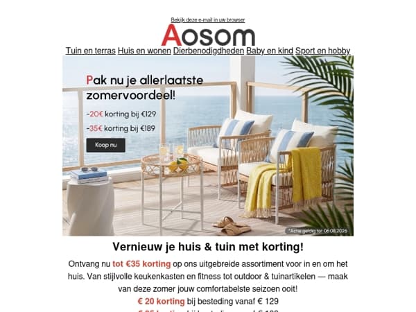 Geef je huis & tuin een zomerse upgrade ✨
