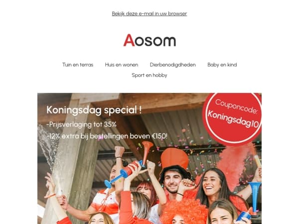 Koningsdag Sale: Meer Besparen = Meer Feesten! 🧡