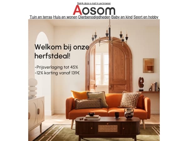 Welkom bij onze herfstdeal! 🍁