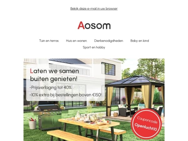 Laten we samen buiten genieten! 🌞